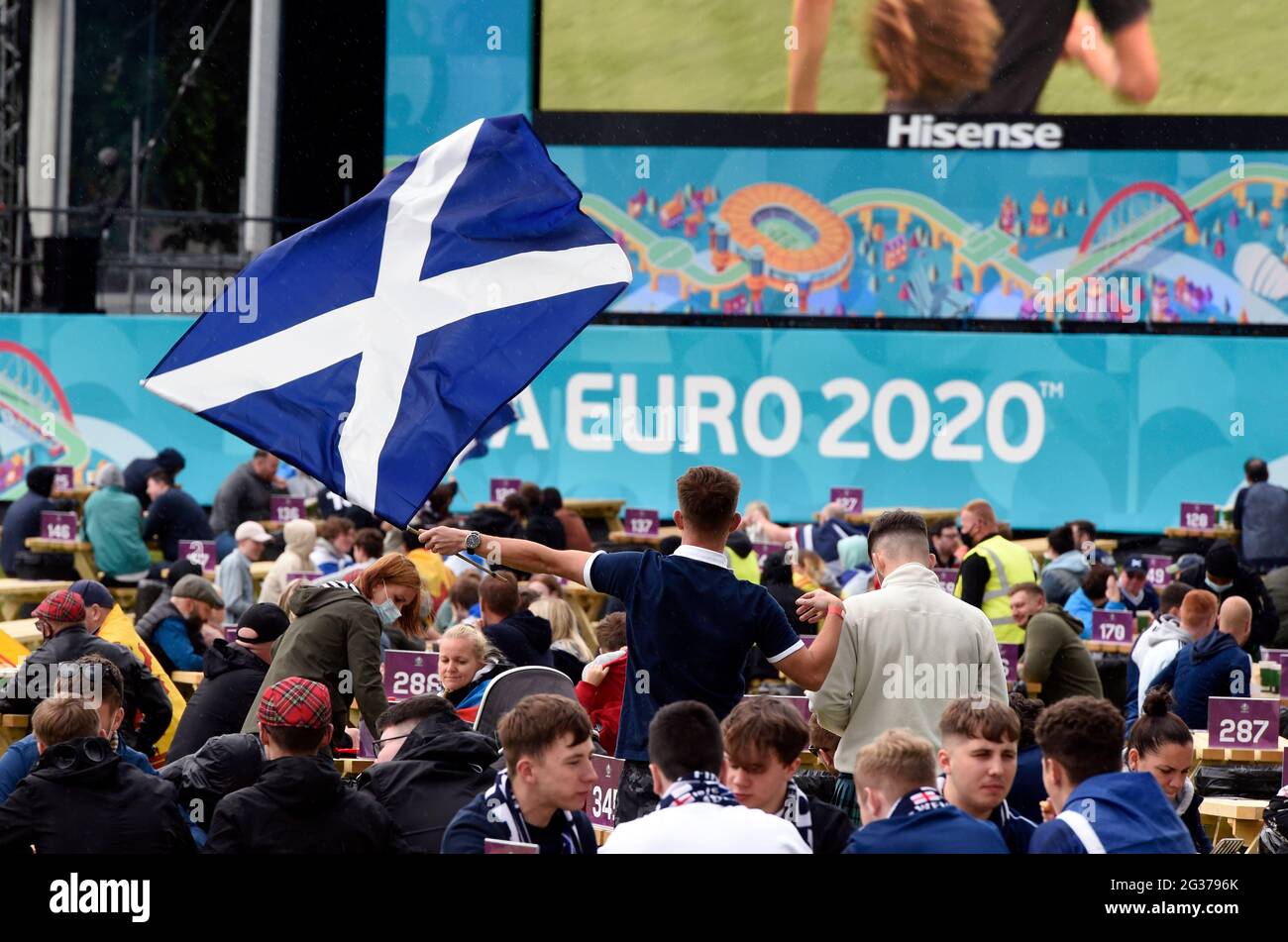 Euro 2020 fan zone glasgow hires stock photography and images Alamy