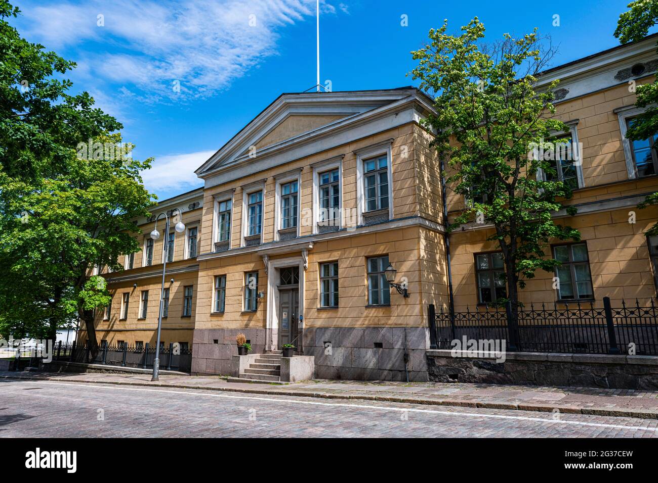 Government building in Helsinki, Finland Stock Photo