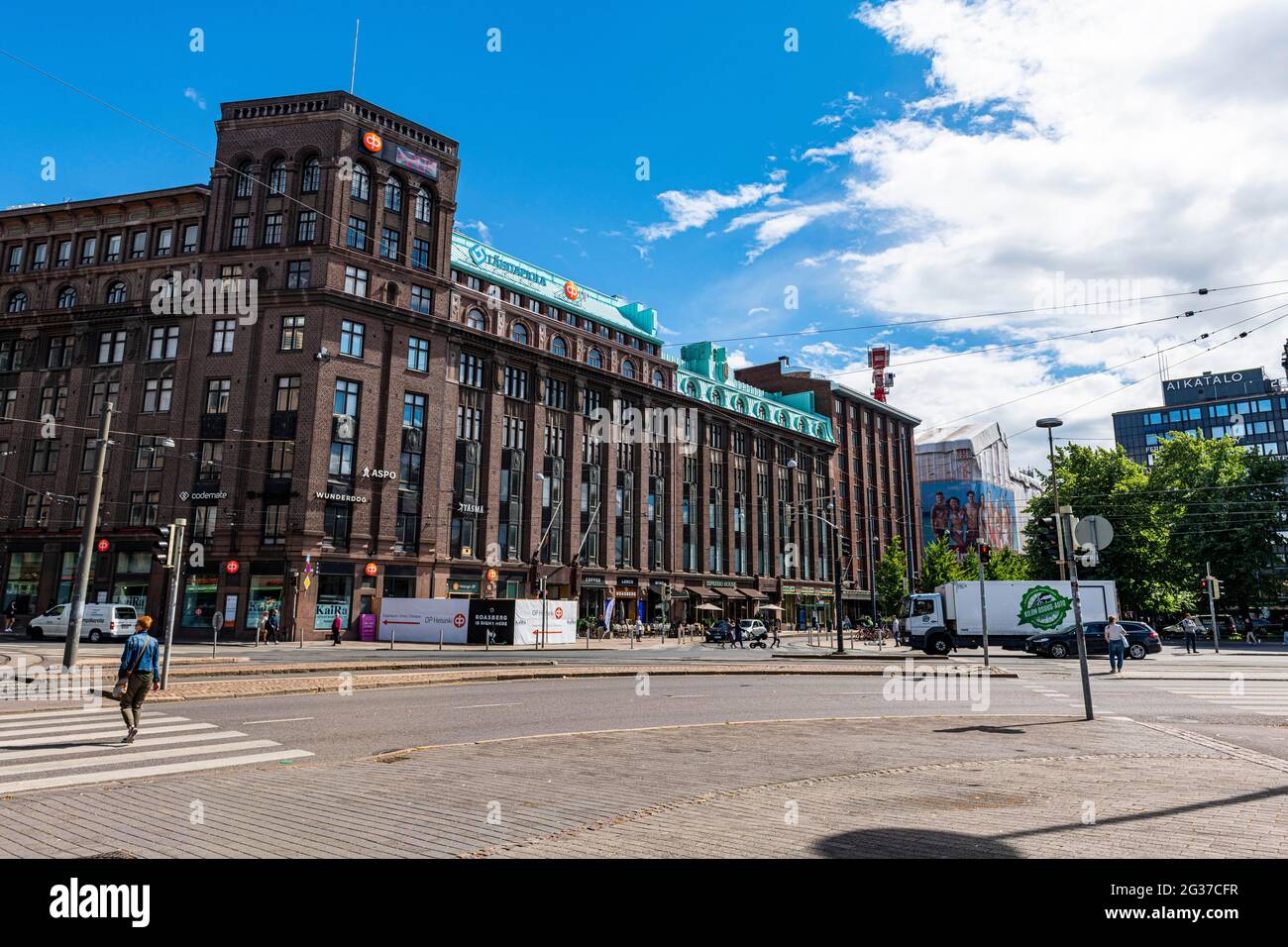 Downtown Helsinki, Finland Stock Photo