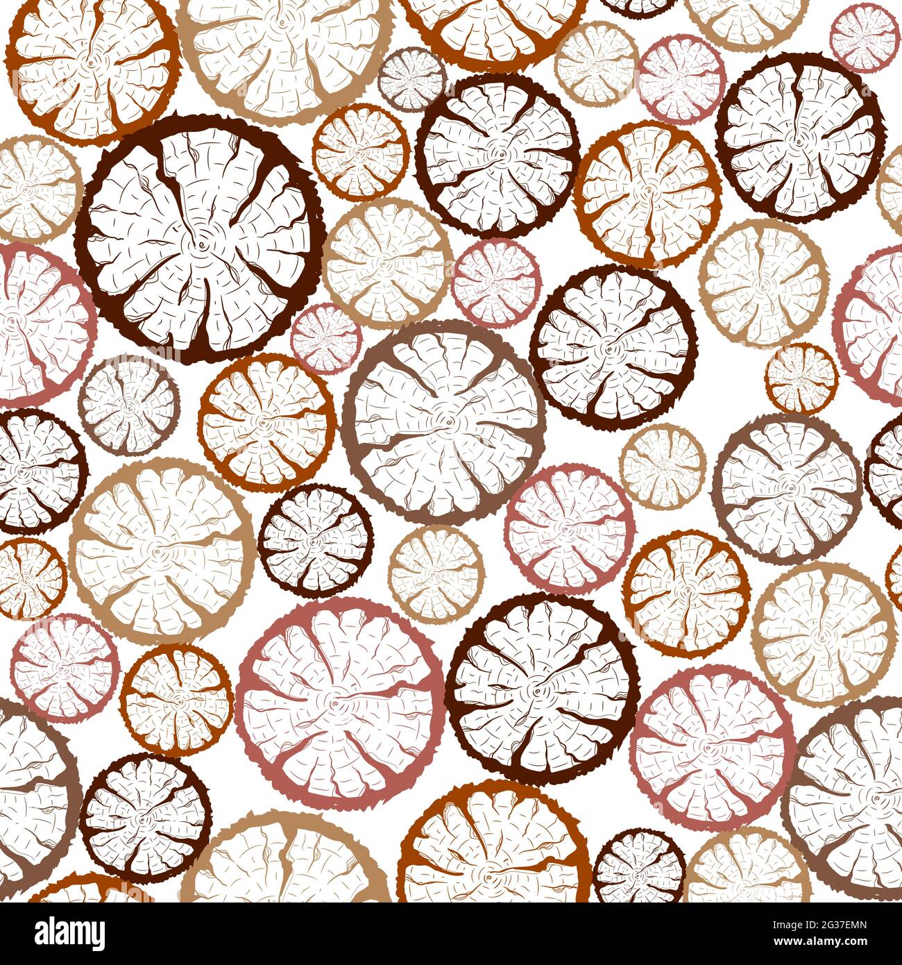 Woodpile in the woods Stock Vector Images - Alamy