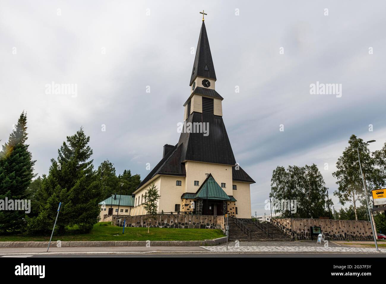 Rovaniemi cathedral, Rovaniemi, Lapland, Finland Stock Photo