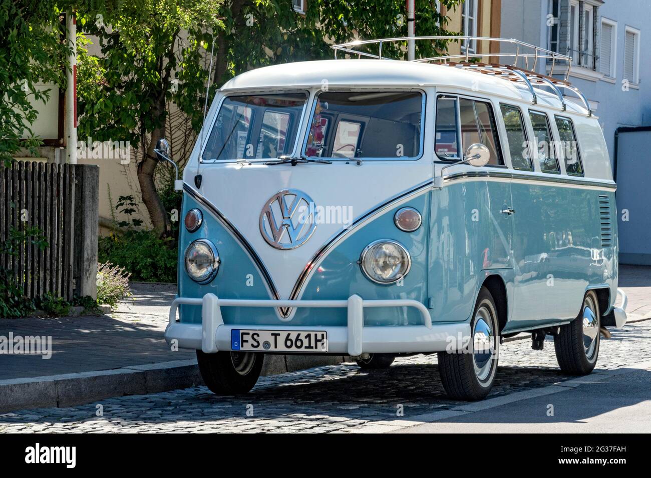 Volkswagen type 2 Transporter, VW Bus T1, Bulli, Oldtimer year of