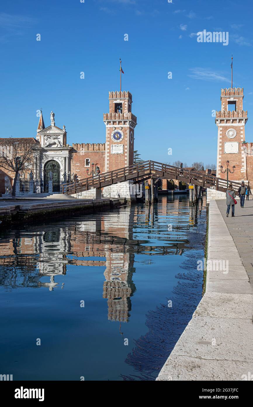 Arsenale Venice Italy Stock Photo