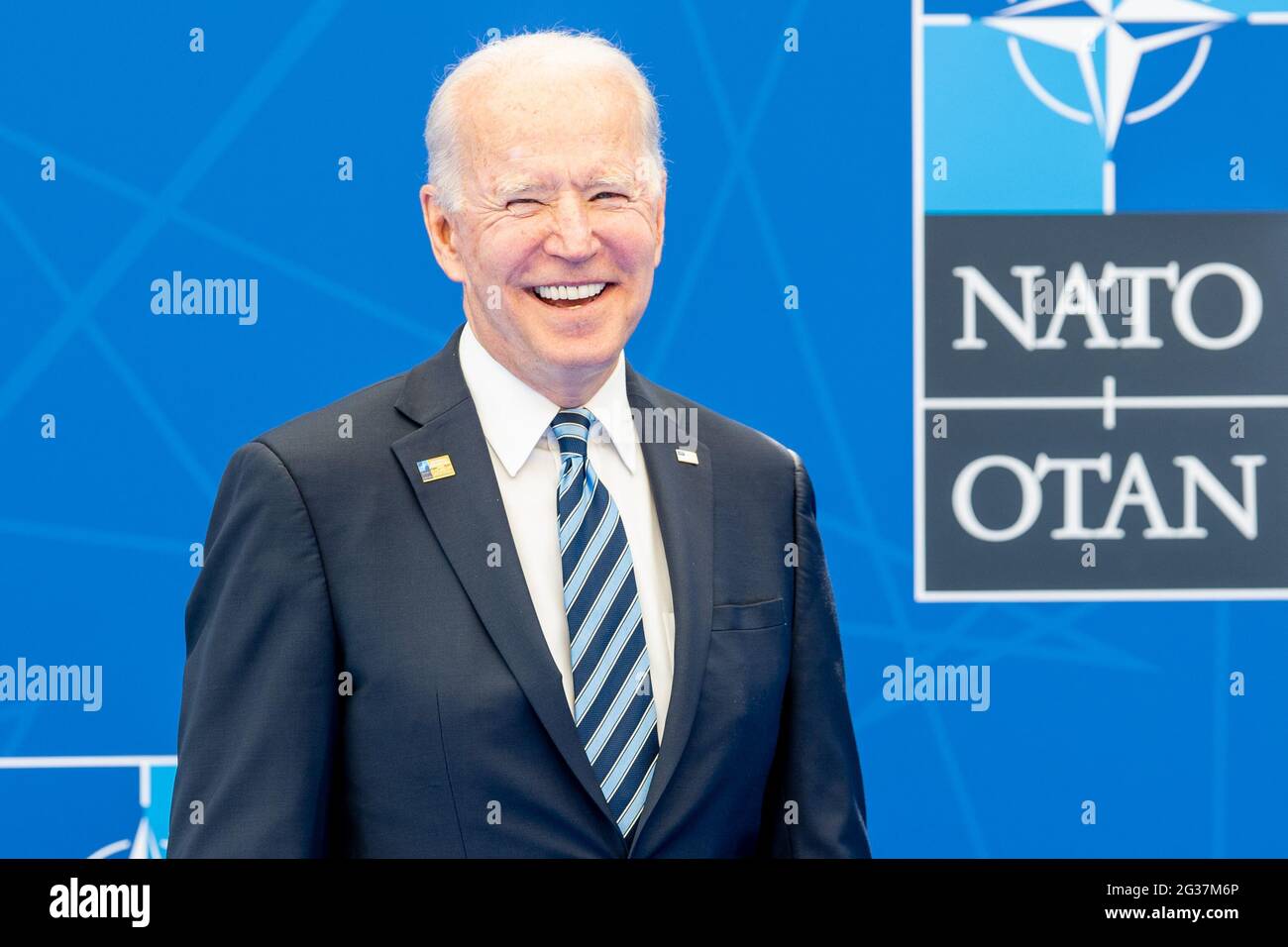 US President Joe Biden during NATO SUMMIT 2021 in Brussels, Belgium ...