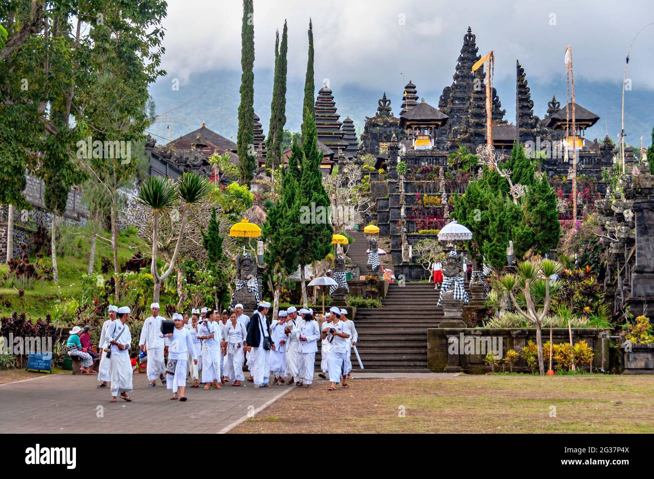 Pura Besakih Temple, Bali, Indonesia. Stock Photo