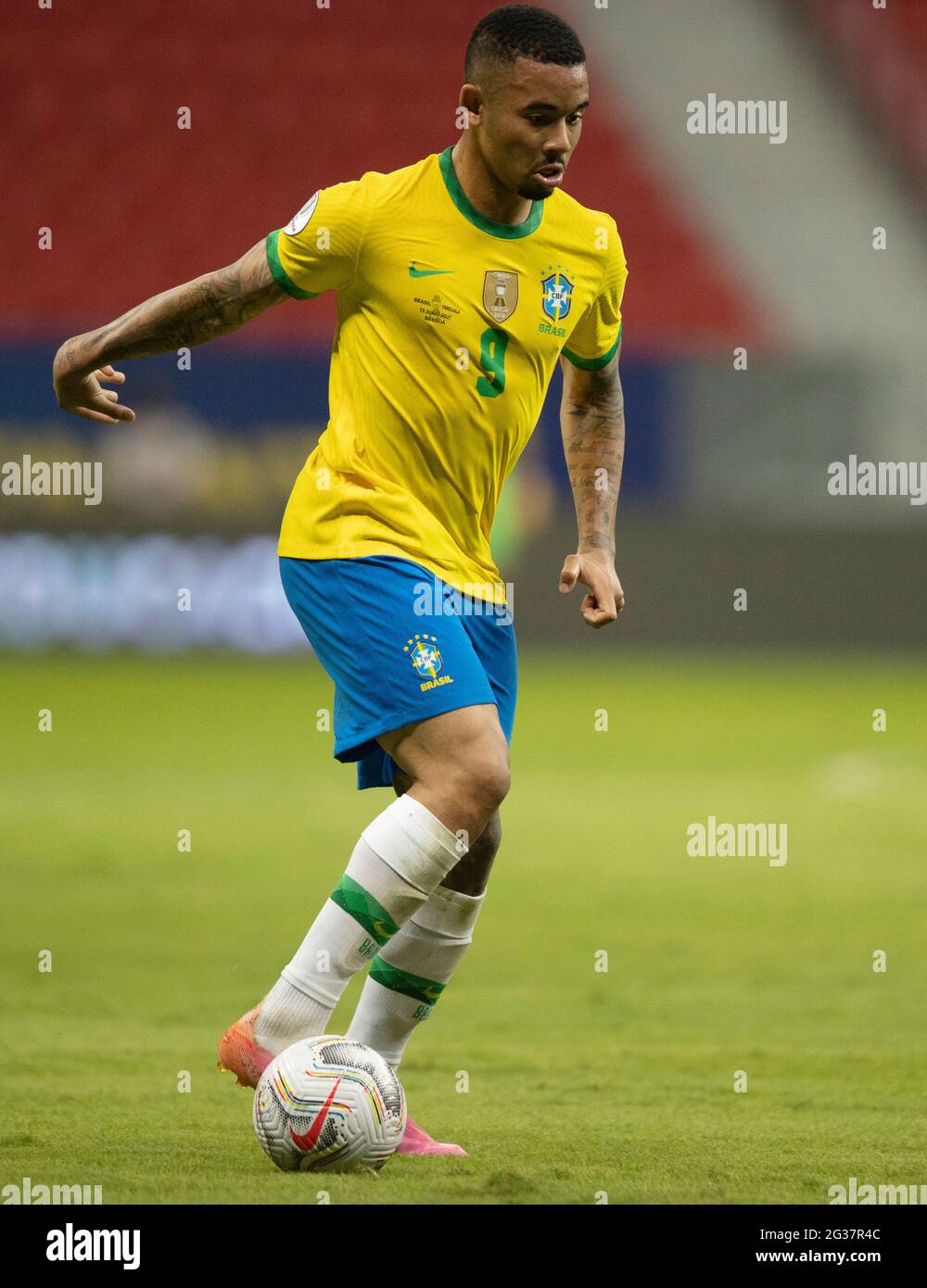 Gabriel Jesus Brazil Stock Photo Alamy