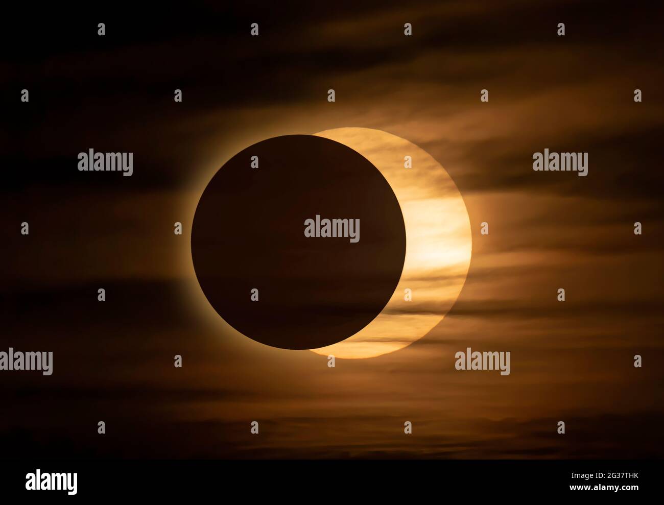 Annular Solar Eclipse June 10, 2021, Rural Kanata, Ontario, Canada