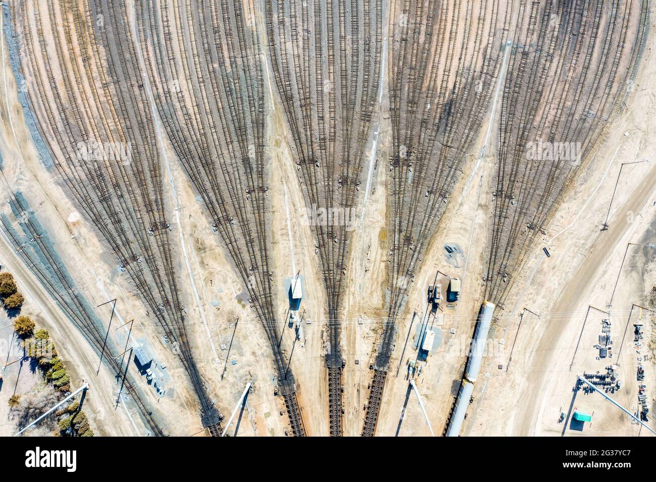 Bailey Yard, world’s largest railroad classification yard, North Platte