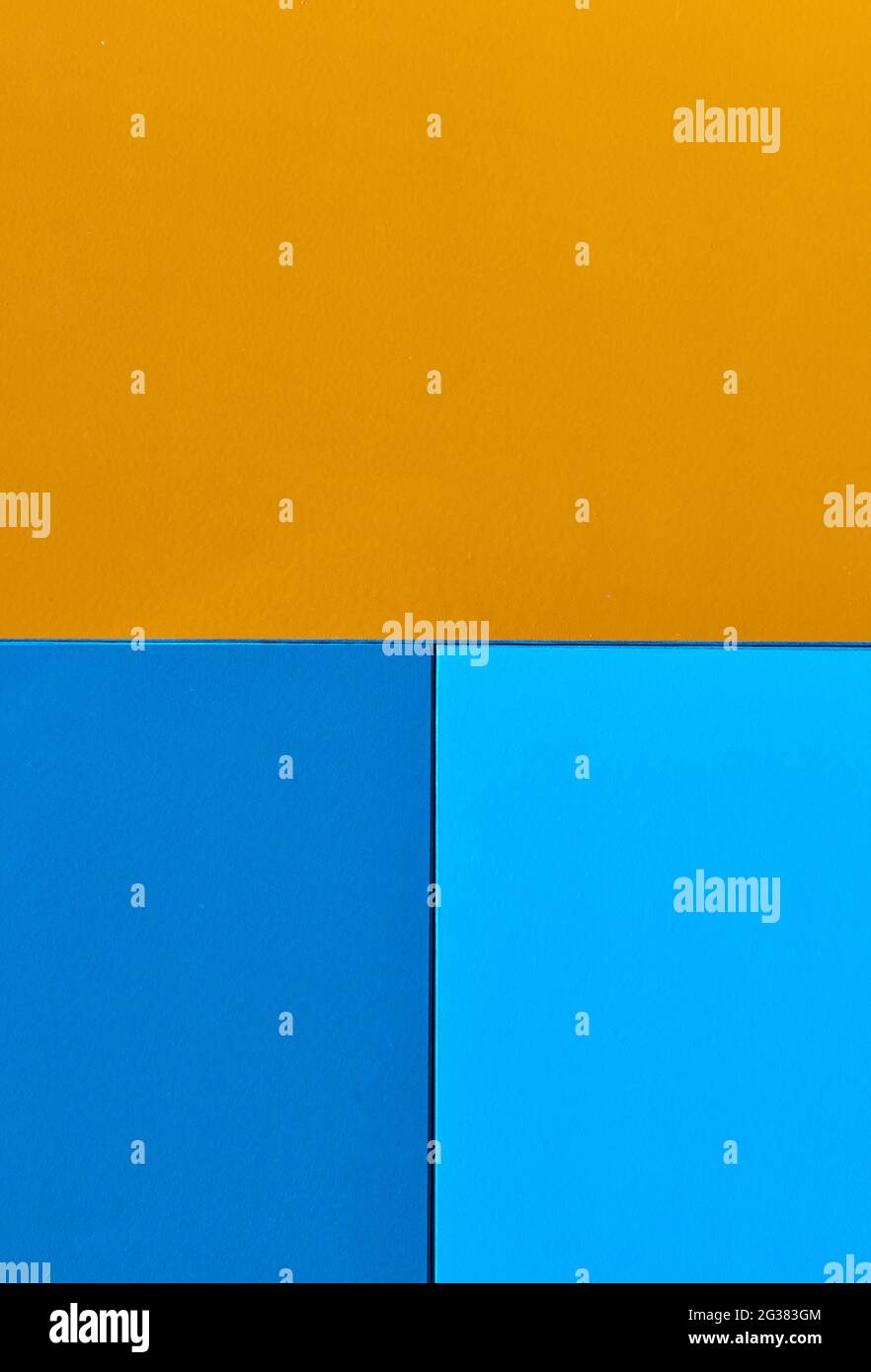 texture tiles dark blue blue and yellow Stock Photo