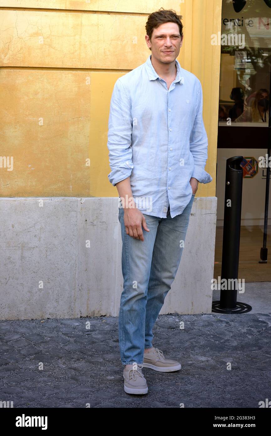 The Italian actor Matteo Martari during the photocall of the film The ...