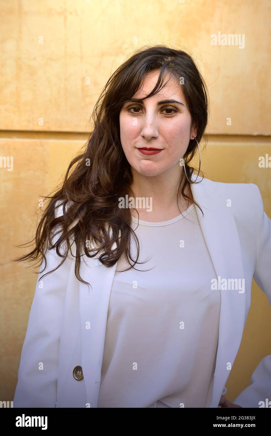 Rome, Italien. 14th June, 2021. The Italian actress Elena Gigliotti during  the photocall of the film The day and the night by Daniele Vicari. Rome  (Italy), June14th 2021 Credit: dpa/Alamy Live News