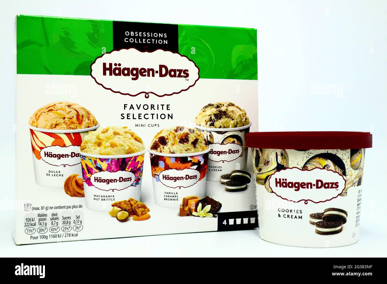 Haagen Dazs Ice Cream High Resolution Stock Photography And Images Alamy