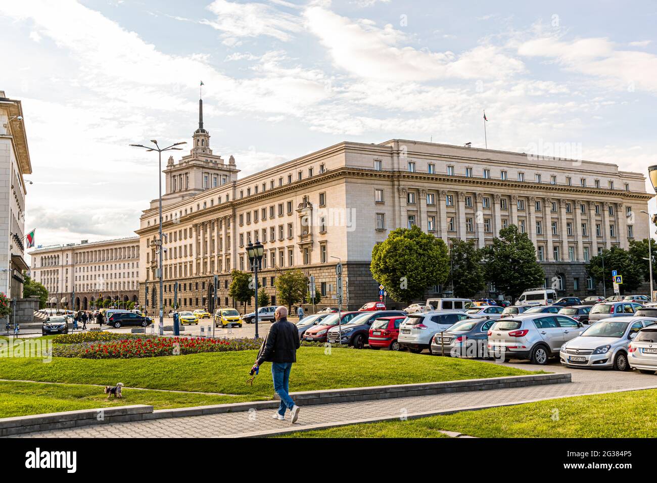 The Bulgarian Parliament building in Sofia, Bulgaria Stock Photo