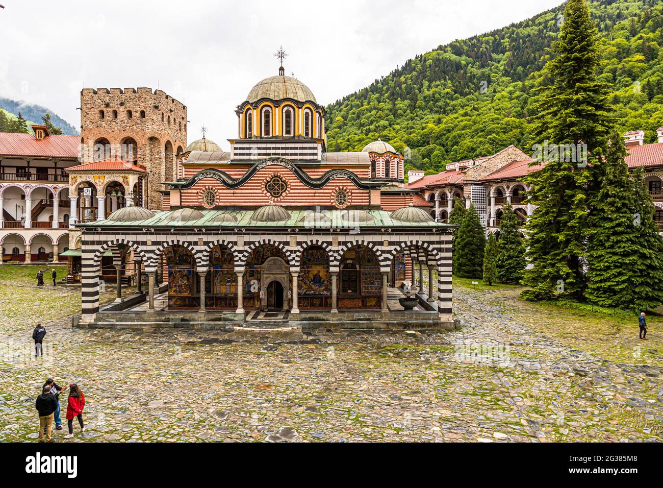 The Monastery of Saint Ivan of Rila, better known as the Rila Monastery ...