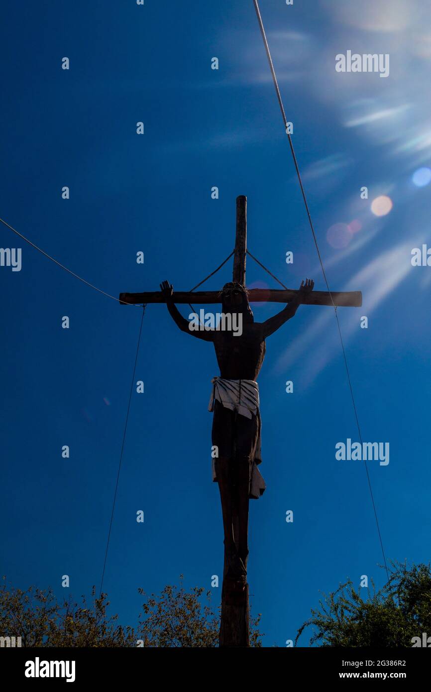 Jesus Christ statue in Jesus Maria town, Argentina Stock Photo Alamy