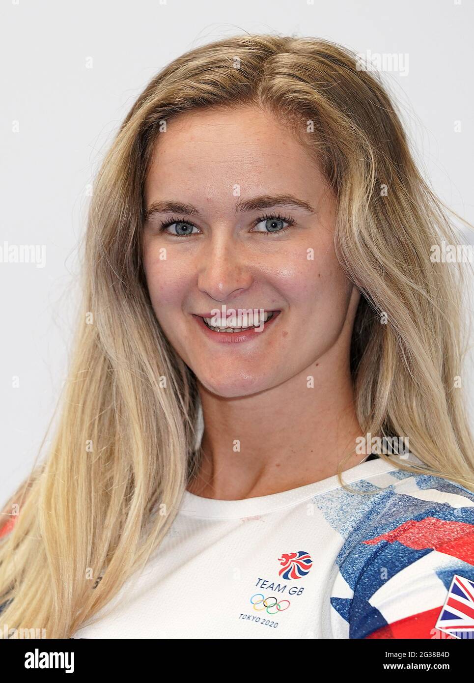 Great Britain Sport Climber Shauna Coxsey, during the kitting out session for the Tokyo Olympics