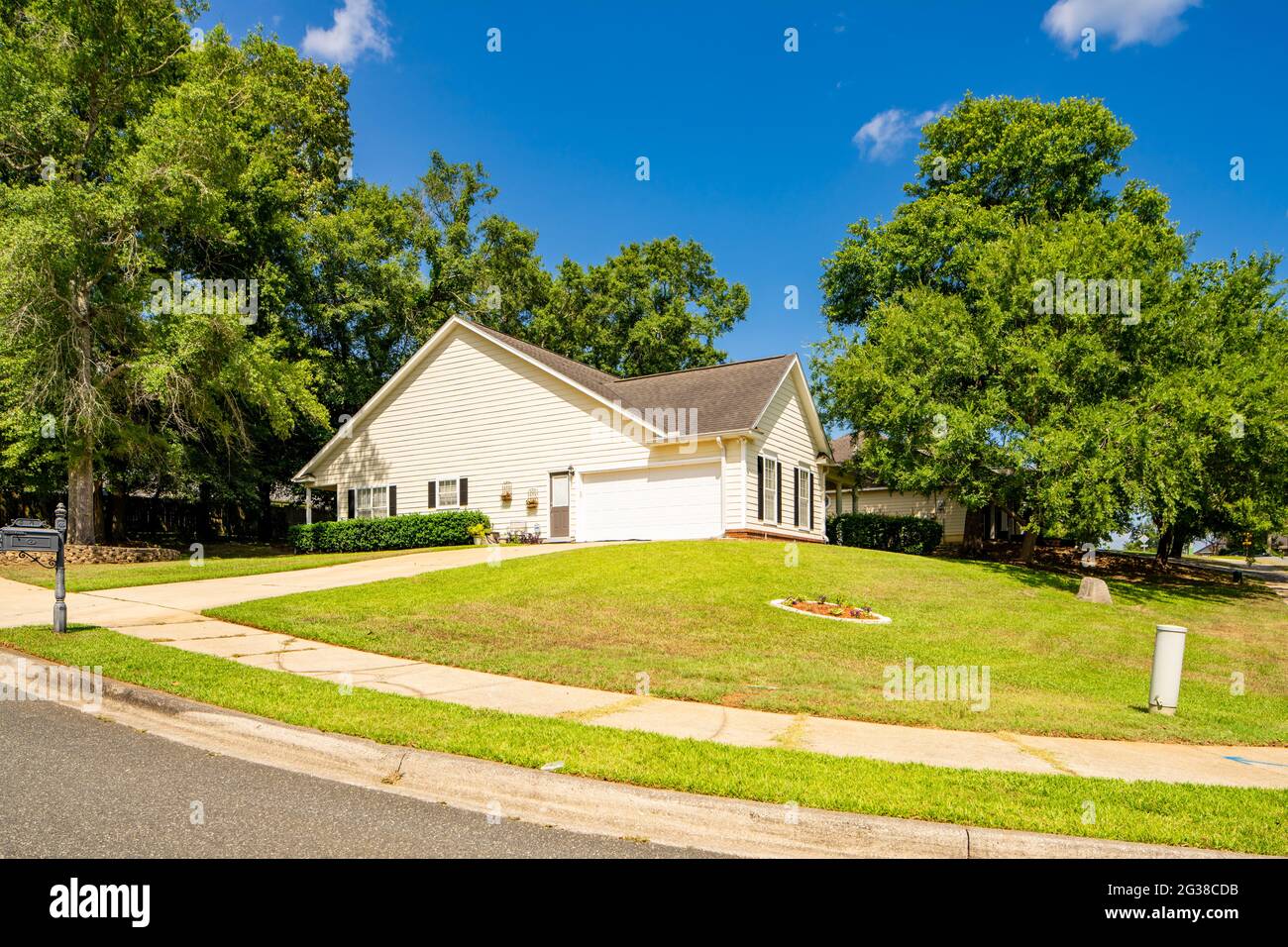 Tallahassee, FL, USA - May 12, 2021: Single family house in Tallahassee Florida USA Stock Photo
