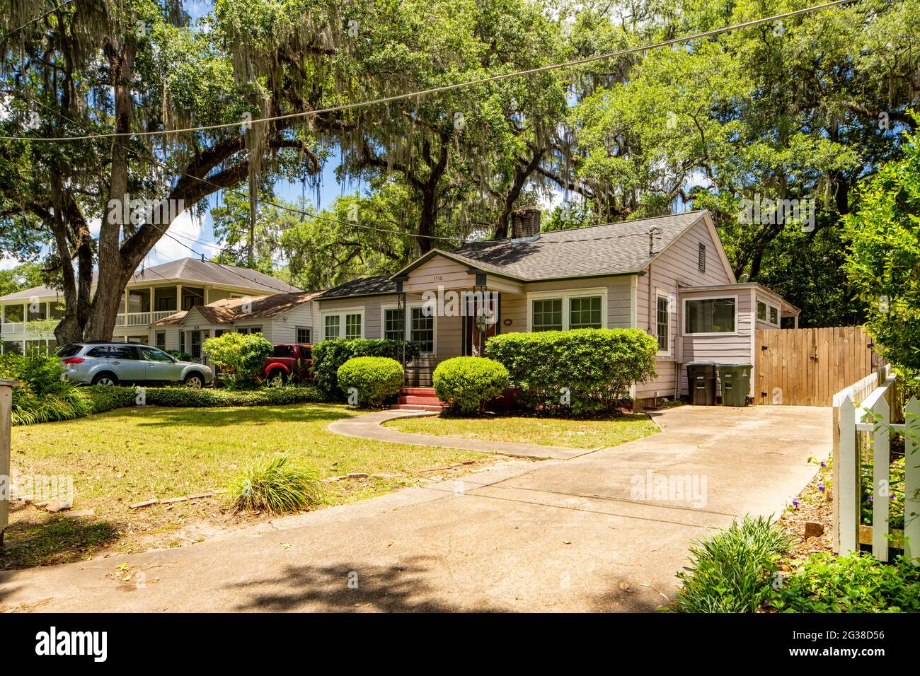 Tallahassee, FL, USA May 12, 2021 Single family house in Tallahassee
