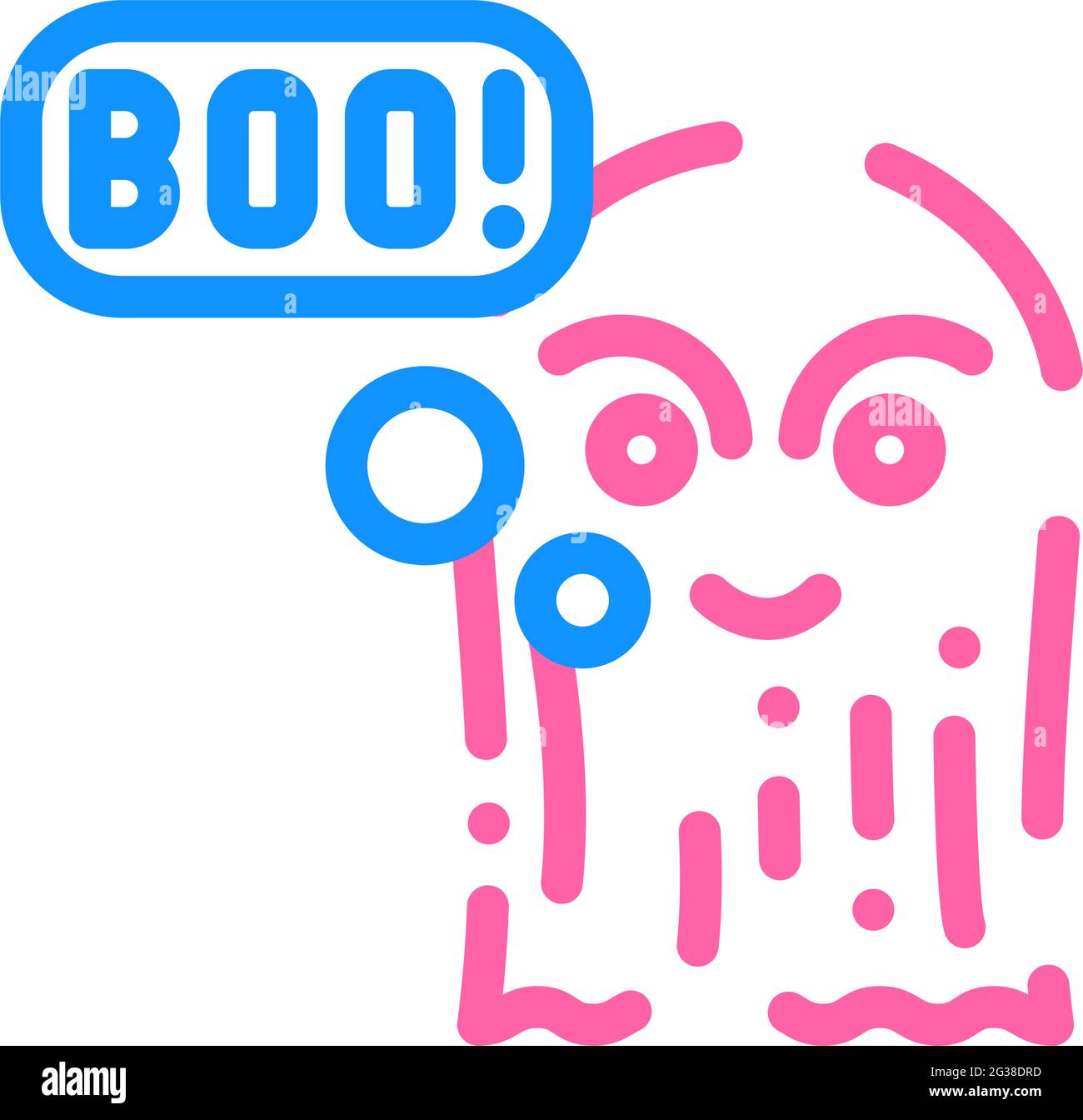 ghost fear color icon vector illustration Stock Vector Image & Art - Alamy