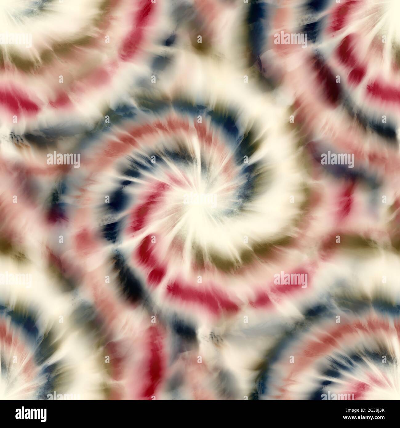 Seamless spiral tie dye pattern for surface design print Stock Photo ...