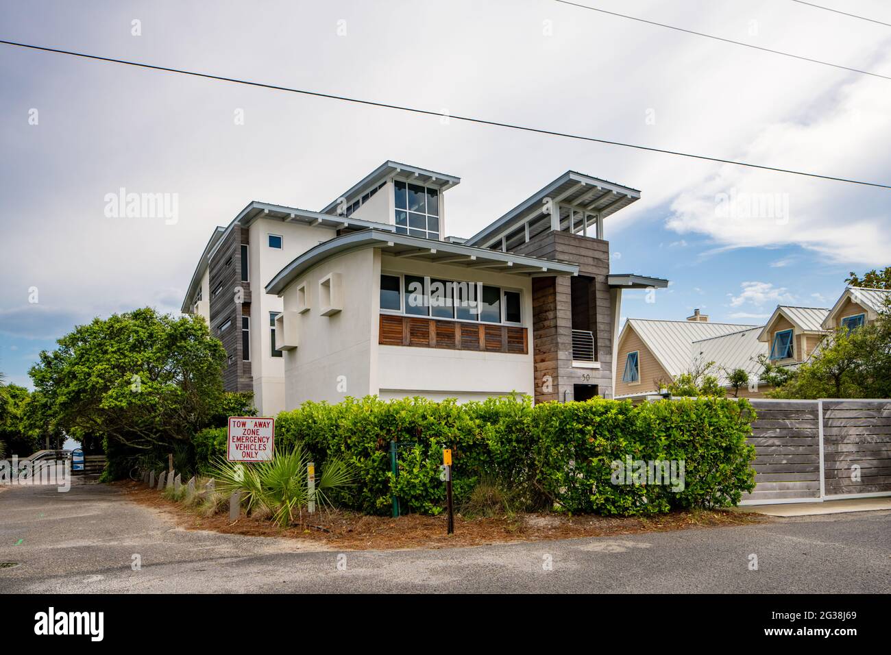 Seaside, FL, USA June 12, 2021 Seaside Florida real estate used for