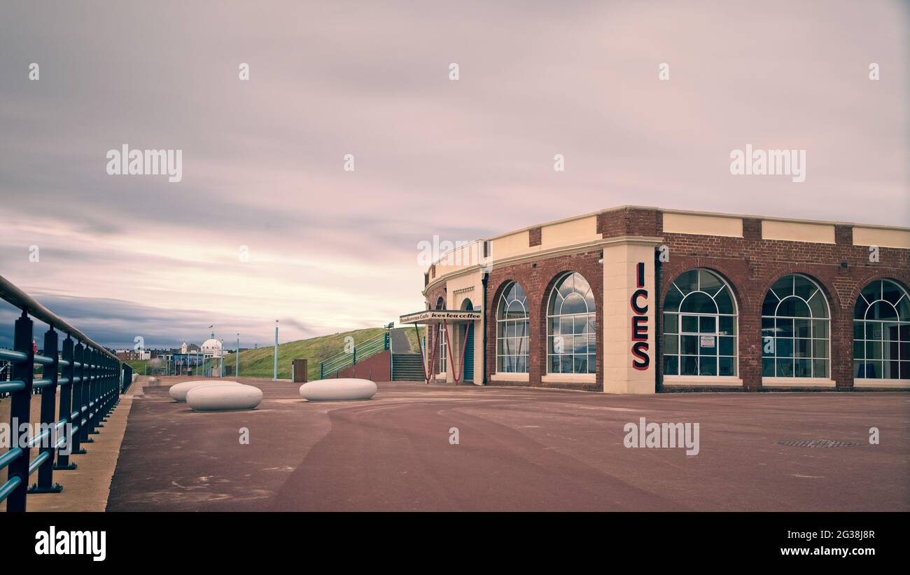 Built in 1930, the iconic Art Deco styled Rendezvous Cafe stands on the