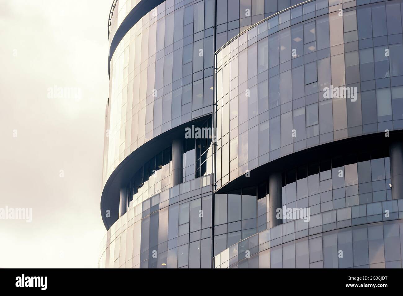 Background with modern glass and steel office building Stock Photo - Alamy