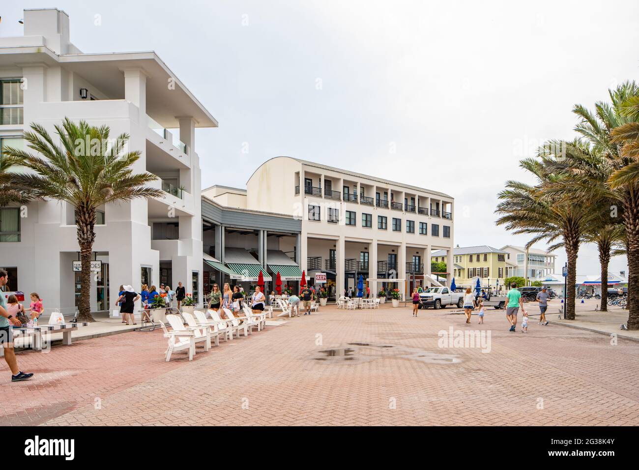 Seaside, FL, USA June 12, 2021 Seaside Florida real estate used for