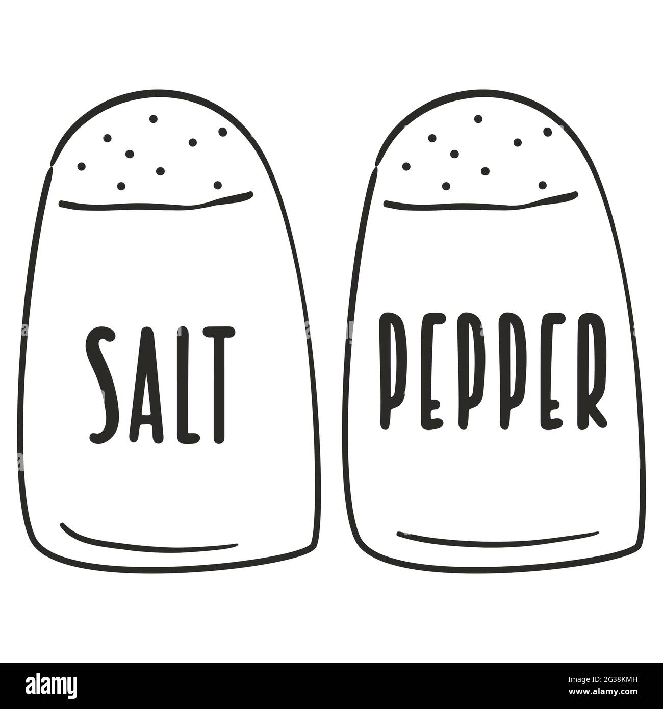 Premium Vector  Salt colored simple doodle vector clipart of salt