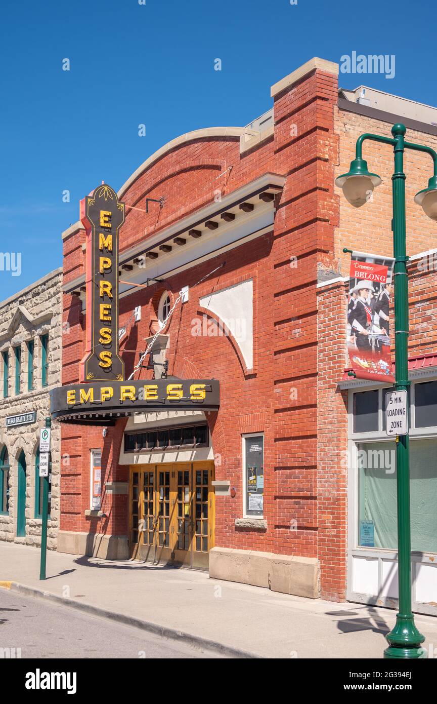Fort MacLeod, Alberta June 13, 2021 Historic building's in the heart