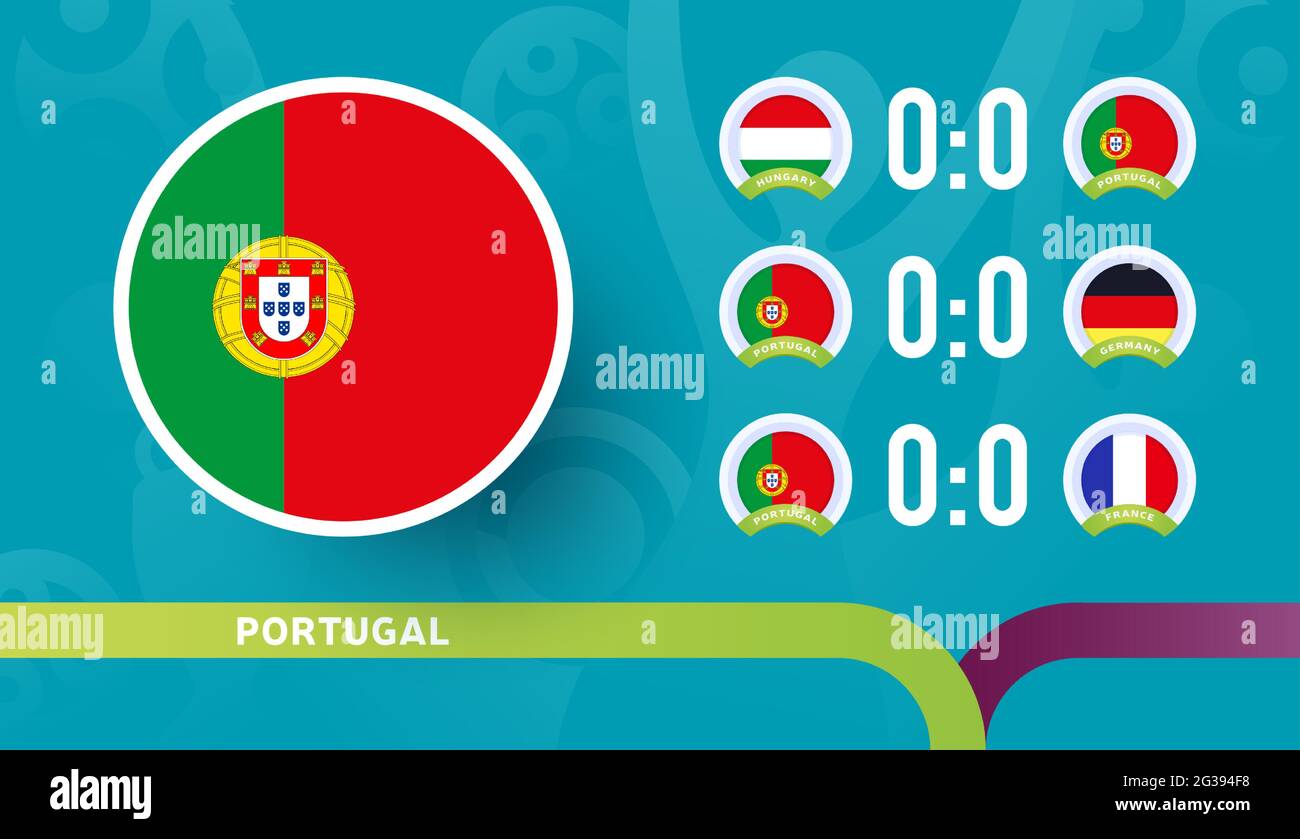 portugal national team Schedule matches in the final stage at the 2020