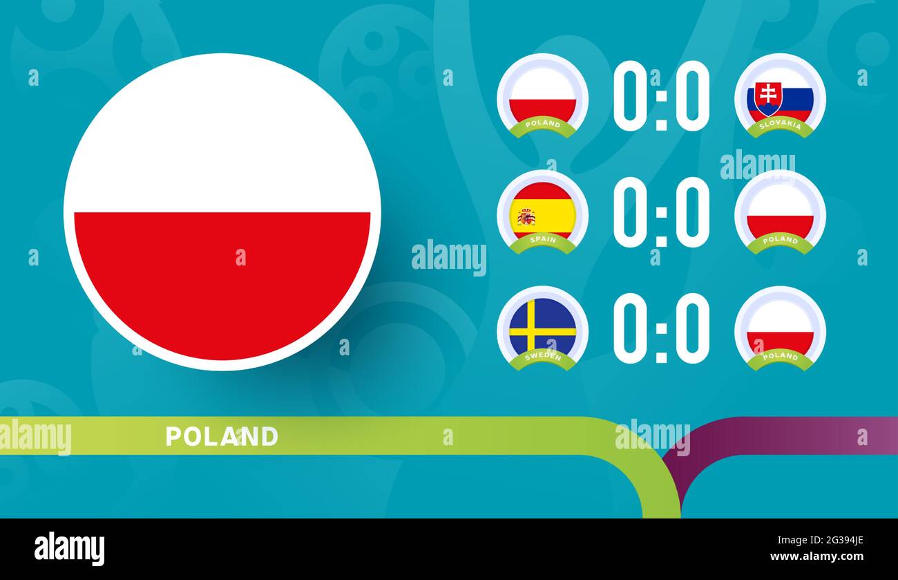 poland national team Schedule matches in the final stage at the 2020