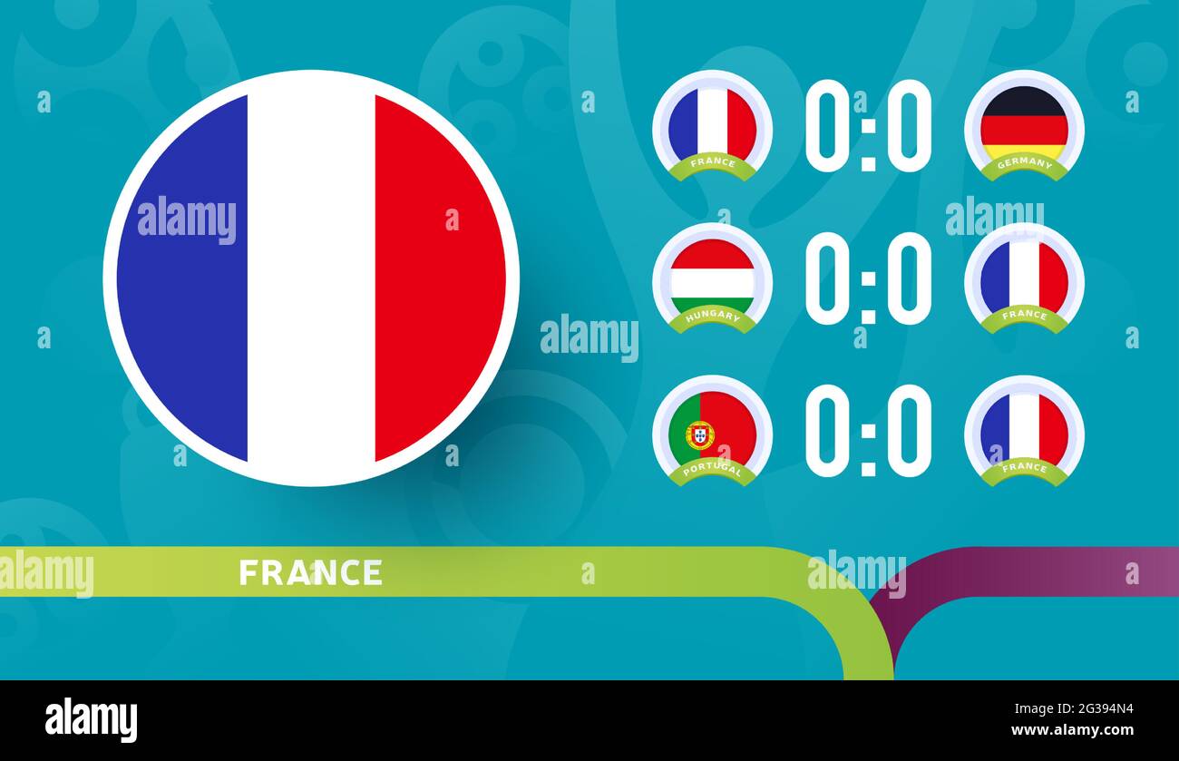 france national team Schedule matches in the final stage at the 2020