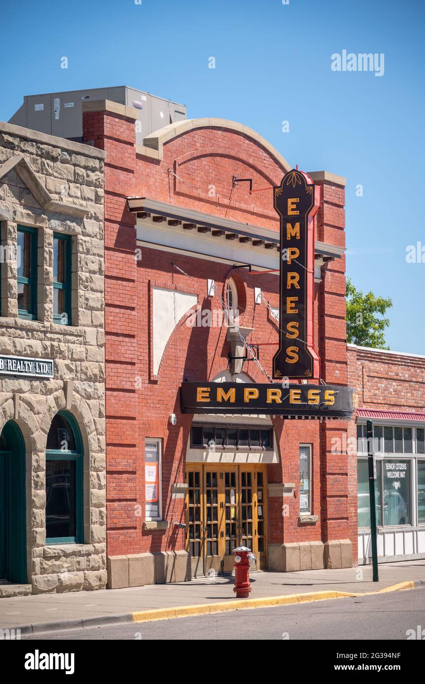 Fort MacLeod, Alberta June 13, 2021 Historic building's in the heart