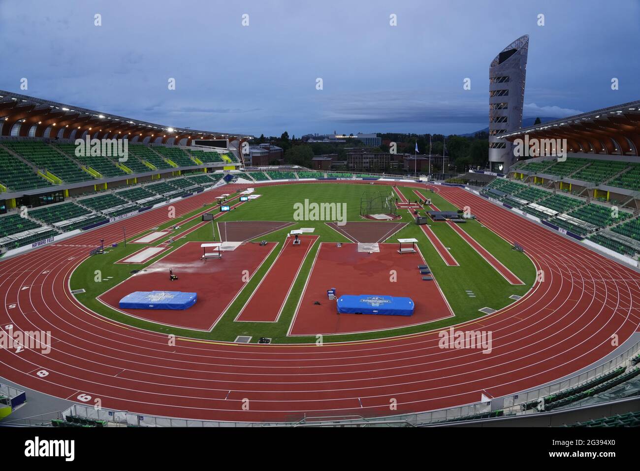 A general view of Hayward Field on the campus of the University of ...