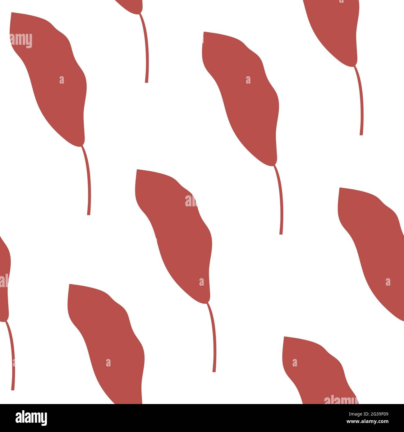 Seamless pattern with lush foliage Stock Vector