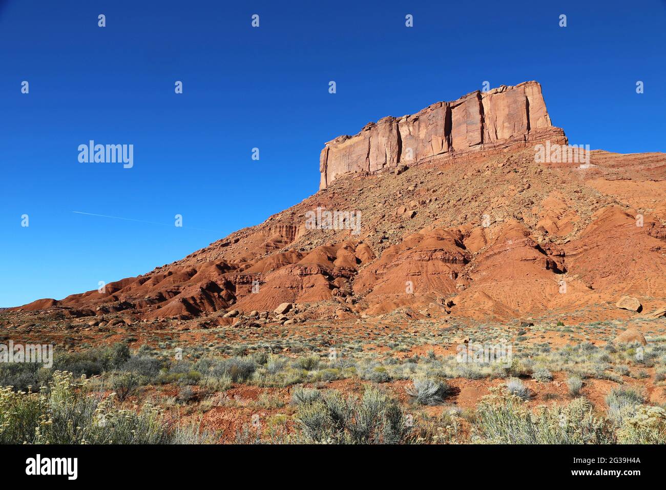 Monument in Castle Valley - Utah Stock Photo