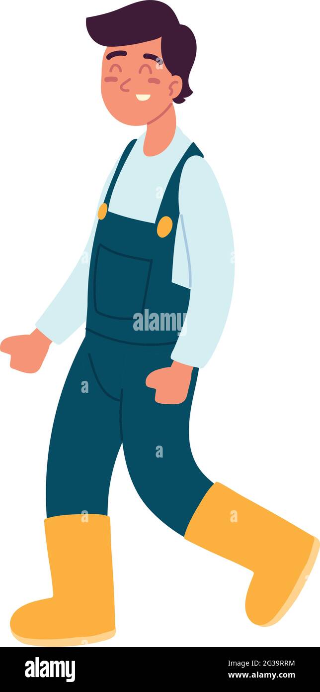 male farmer character Stock Vector Image & Art - Alamy
