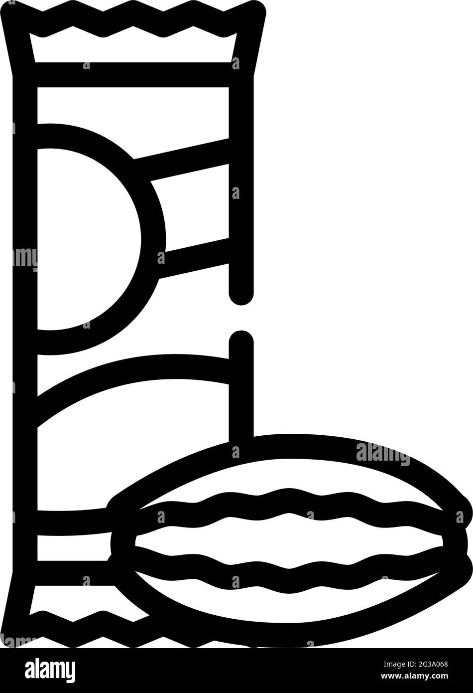 gnocchetti sardi pasta line icon vector illustration Stock Vector