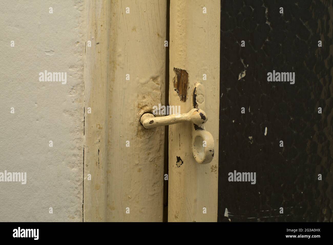 Closeup shot of an old door lock Stock Photo - Alamy