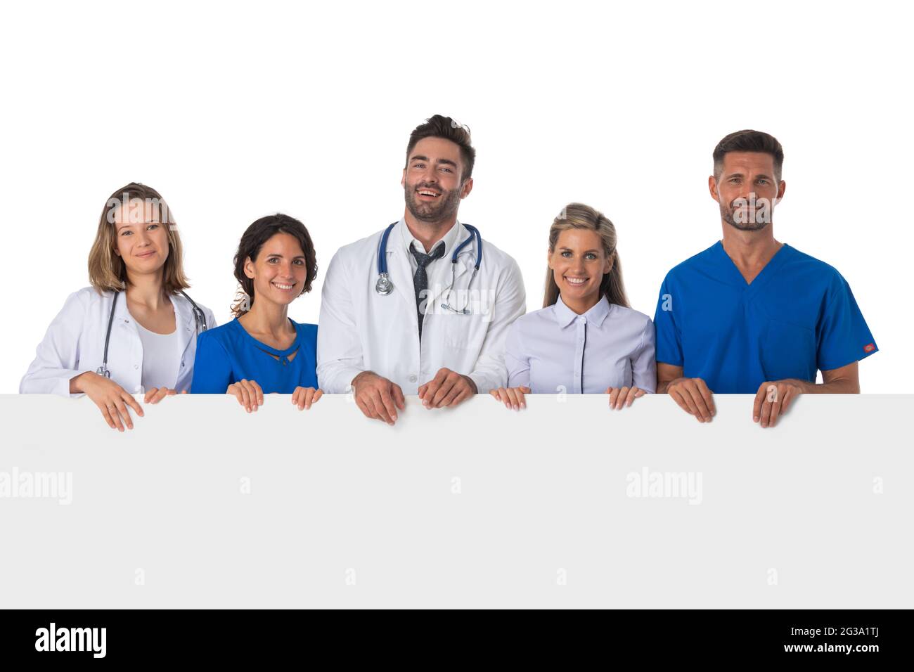 Diverse male female doctors holding hi-res stock photography and images ...