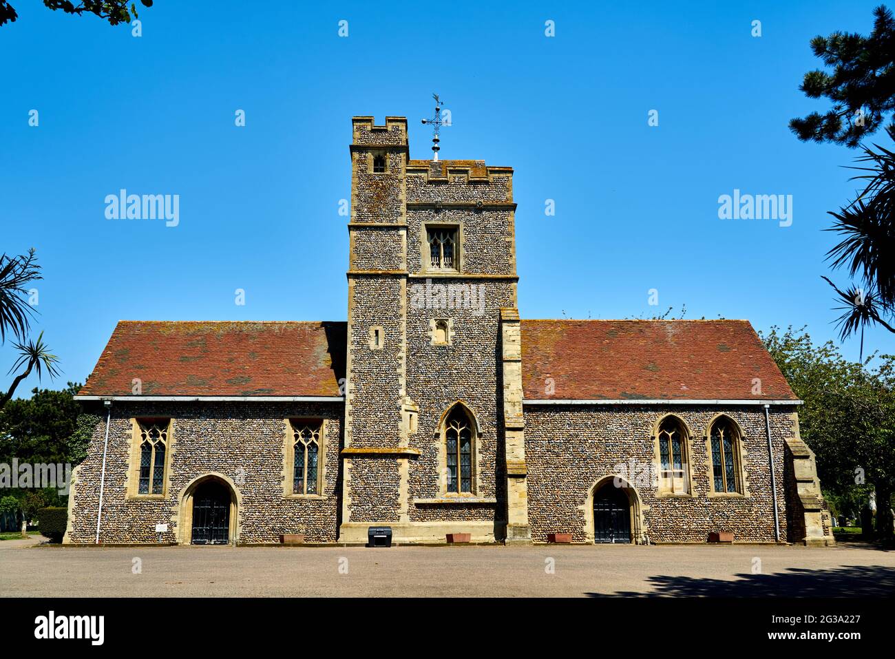 Ramsgate, United Kingdom - May 31, 2021: Ramsgate Cemetery Chapel Stock Photo
