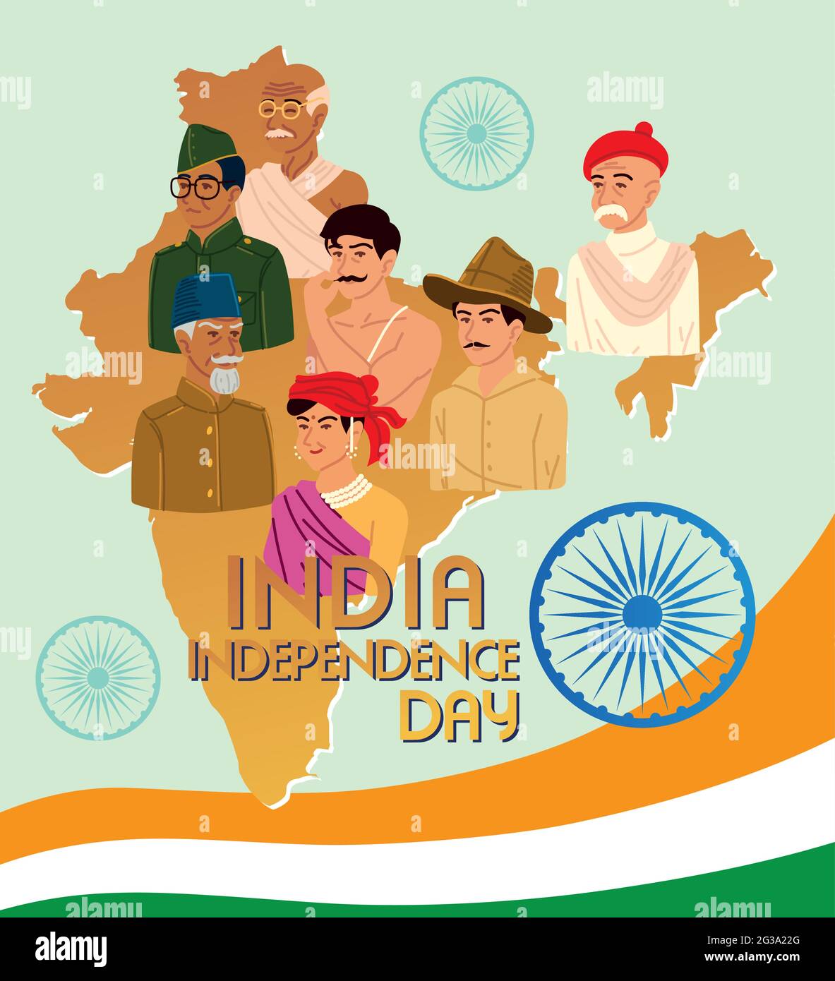 india independence poster Stock Vector Image & Art - Alamy