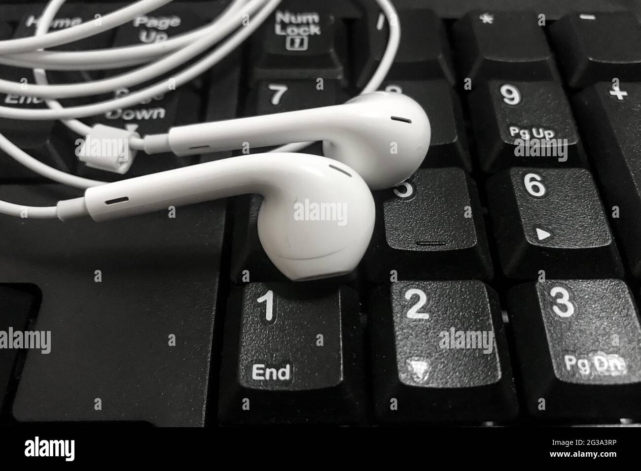 The computer keyboard in the keyboard represent work Stock Photo - Alamy