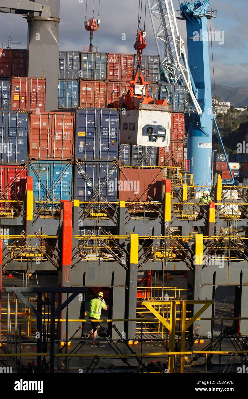 Port Nelson, New Zealand Stock Photo Alamy