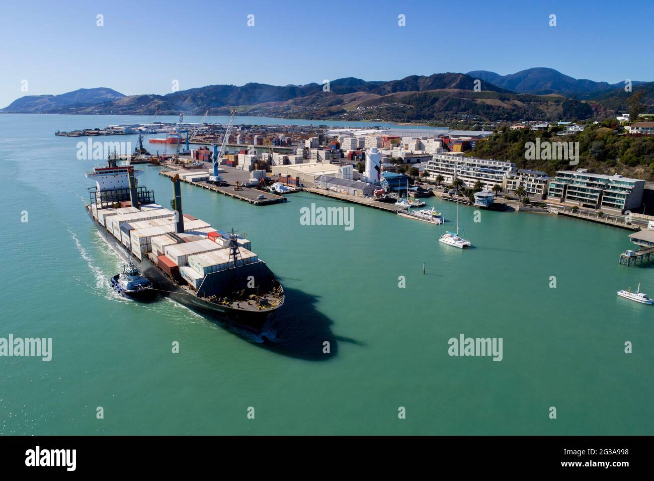 Port Nelson, New Zealand Stock Photo Alamy