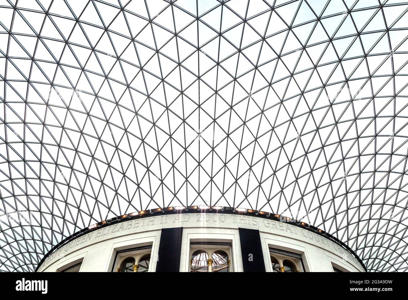 Great Court inside the British Museum, London, UK Stock Photo