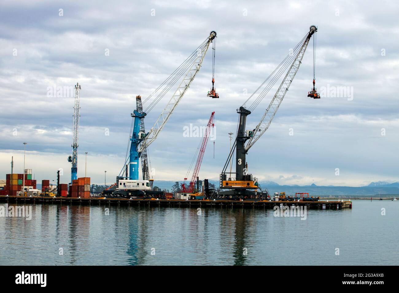 Port Nelson, New Zealand Stock Photo Alamy