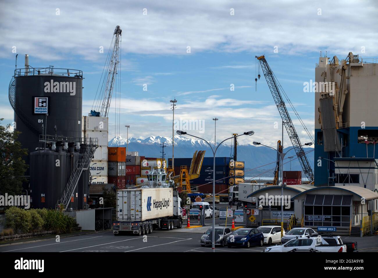 Port Nelson, New Zealand Stock Photo