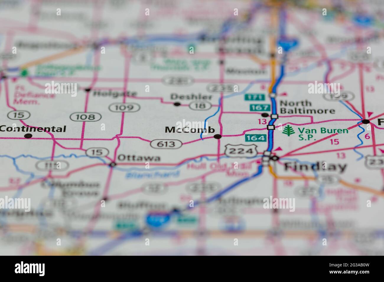 Map of ohio hires stock photography and images Alamy